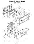 Diagram for 05 - Oven Door And Broiler