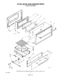 Diagram for 05 - Oven Door And Broiler