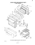 Diagram for 04 - Oven Door And Broiler