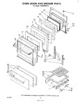 Diagram for 04 - Oven Door And Broiler