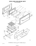 Diagram for 05 - Oven Door And Broiler