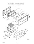 Diagram for 05 - Oven Door And Broiler