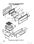 Diagram for 05 - Oven Door And Broiler