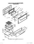 Diagram for 05 - Oven Door And Broiler