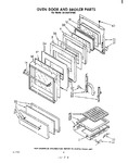 Diagram for 04 - Oven Door And Broiler