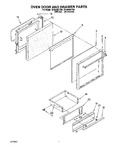 Diagram for 06 - Oven Door And Drawer