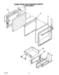 Diagram for 08 - Oven Door And Drawer