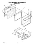 Diagram for 08 - Oven Door And Drawer