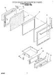 Diagram for 06 - Oven Door And Drawer