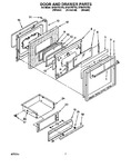 Diagram for 07 - Oven Door And Drawer