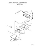 Diagram for 05 - Broiler And Oven Burner