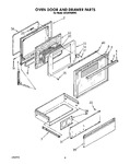 Diagram for 06 - Oven Door And Drawer