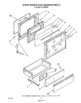 Diagram for 06 - Oven Door And Drawer