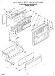 Diagram for 05 - Oven Door And Drawer