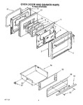 Diagram for 07 - Oven Door And Drawer