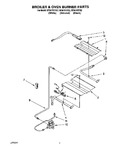 Diagram for 04 - Broiler & Oven Burner