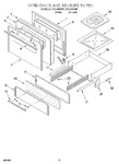 Diagram for 03 - Oven Door And Broiler