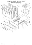 Diagram for 03 - Oven Door And Broiler