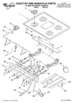 Diagram for 01 - Cooktop And Manifold