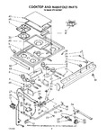 Diagram for 07 - Cooktop And Manifold, Lit/optional