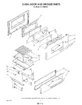 Diagram for 06 - Oven Door And Broiler