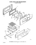 Diagram for 06 - Oven Door And Broiler