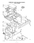 Diagram for 06 - Cooktop And Manifold , Literature And Optional