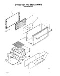 Diagram for 04 - Oven Door And Broiler