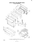 Diagram for 04 - Oven Door And Broiler