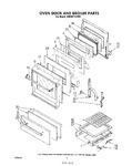 Diagram for 04 - Oven Door And Broiler