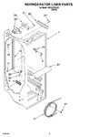 Diagram for 02 - Refrigerator Liner Parts