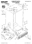 Diagram for 01 - Cabinet Parts