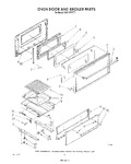 Diagram for 05 - Oven Door And Broiler