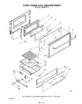 Diagram for 05 - Oven Door And Broiler