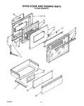 Diagram for 06 - Oven Door And Drawer