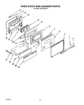 Diagram for 05 - Oven Door And Drawer