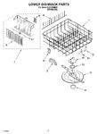 Diagram for 06 - Lower Dishrack Parts