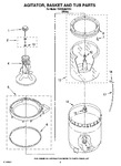 Diagram for 03 - Agitator, Basket And Tub Parts