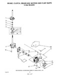 Diagram for 06 - Brake, Clutch, Gearcase, Motor And Pump