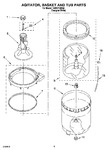 Diagram for 03 - Agitator, Basket And Tub Parts