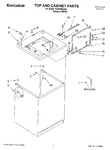 Diagram for 01 - Top And Cabinet Parts