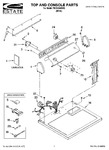 Diagram for 01 - Top And Console Parts