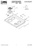 Diagram for 01 - Cooktop Parts