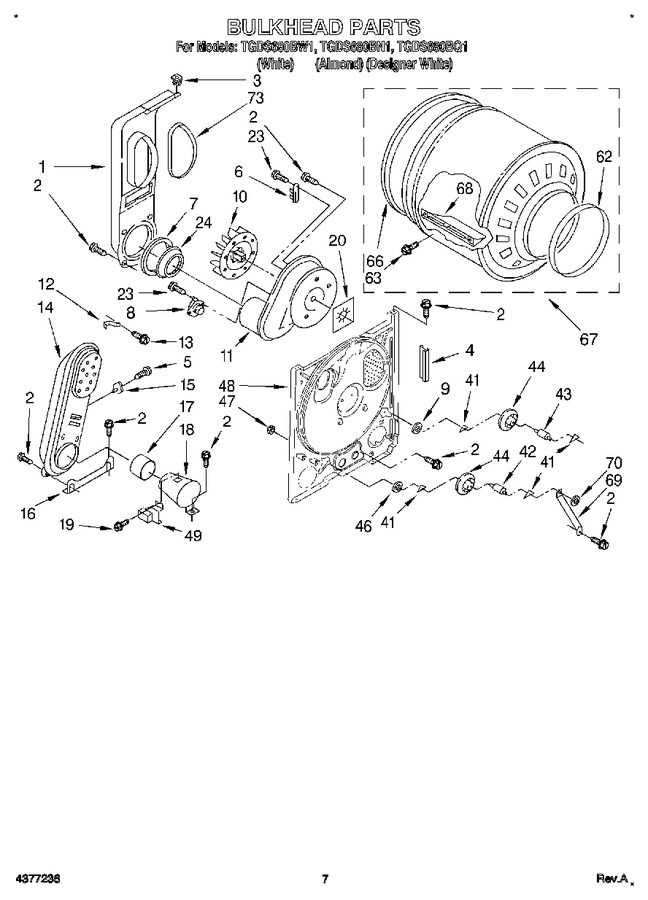 Whirlpool 686889 | Coast Appliance Parts