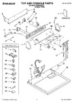 Diagram for 01 - Top And Console Parts