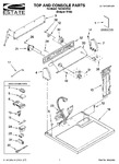 Diagram for 01 - Top And Console Parts