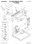 Diagram for 01 - Top And Console Parts