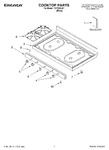 Diagram for 01 - Cooktop Parts