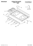 Diagram for 01 - Cooktop, Literature