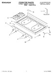 Diagram for 01 - Cooktop Parts